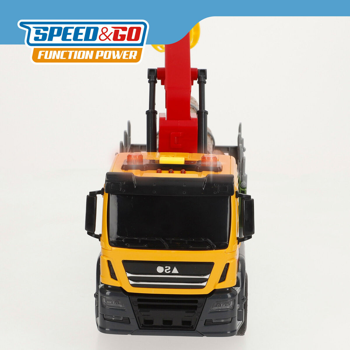 Crane Lorry Speed & Go 26 x 13 x 10 cm (6 Units)-1