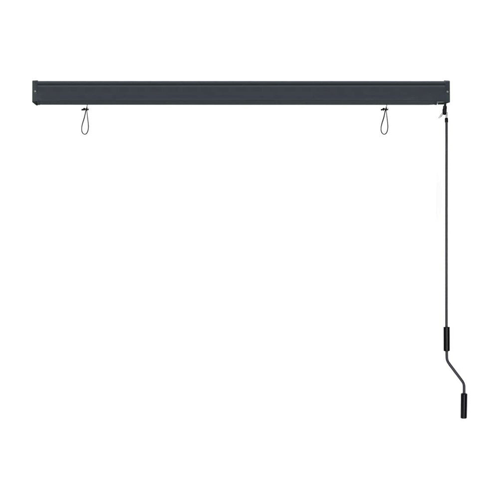 Függőleges napellenző, 1,3*2,5m, szürke