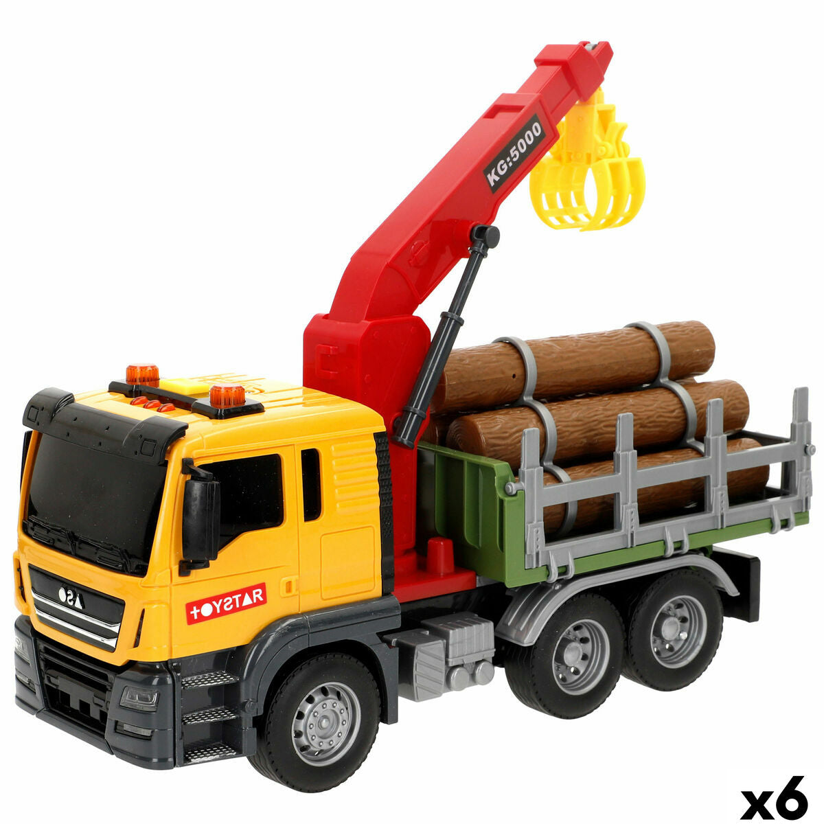 Crane Lorry Speed & Go 26 x 13 x 10 cm (6 Units)-0